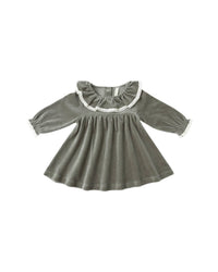 Quincy Mae - Girls' Velour Baby Dress