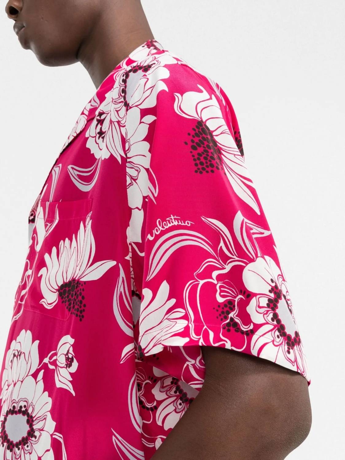 Valentino - Floral Print Short Sleeved Shirt
