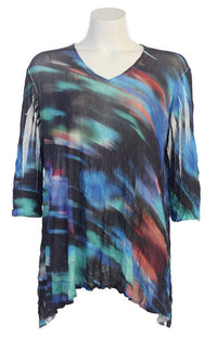 Jess & Jane - Spectra Soft Mesh Crushed Tunic Top