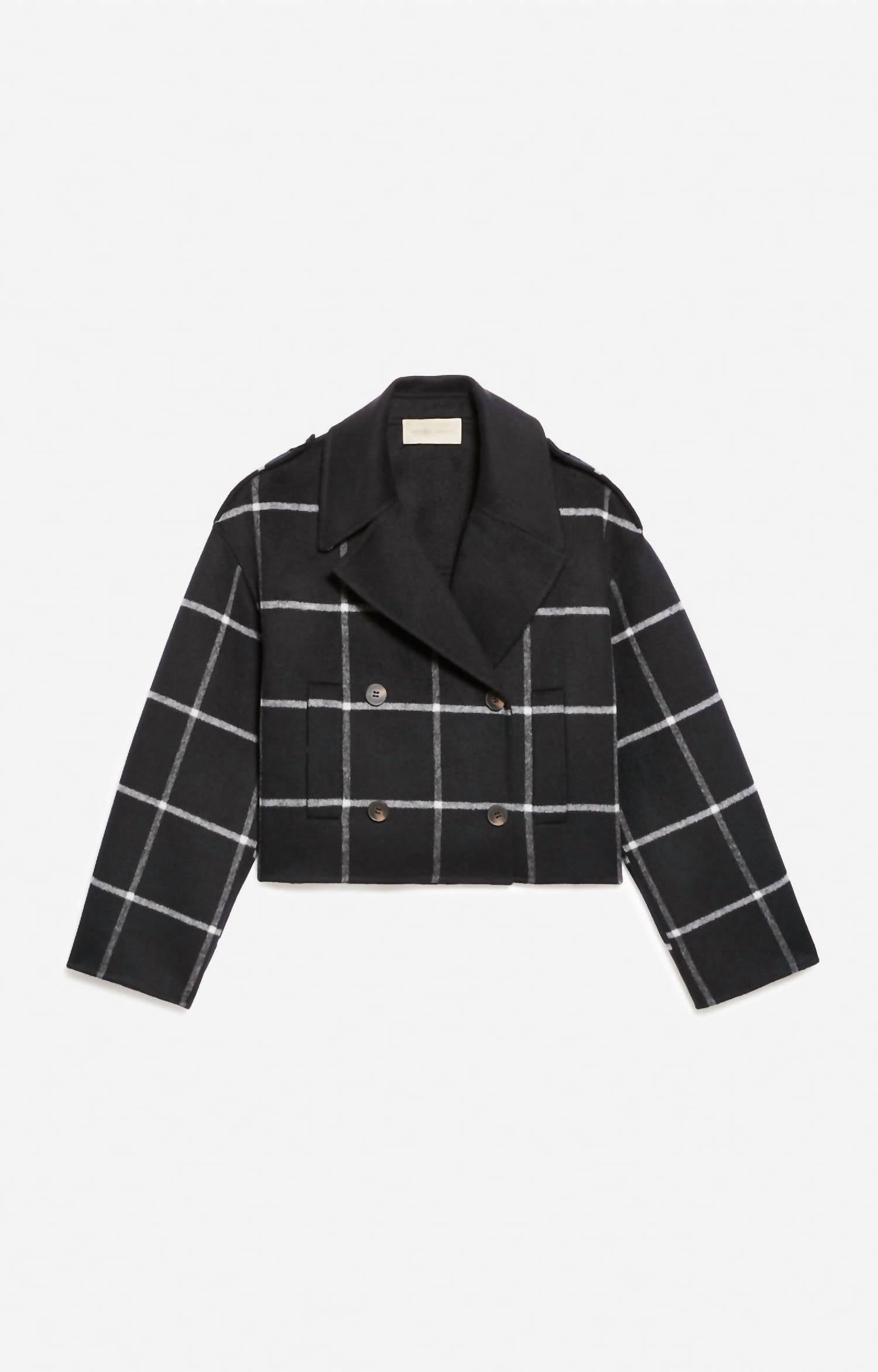 vanessabruno The Beran Jacket in noir blanc - women's jacket - view 4