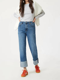 Mavi - Savannah Cuffed Straight Leg Jeans