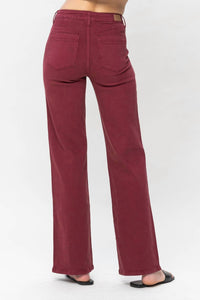 Judy Blue - Zone High Waist Front Seam Straight Jean
