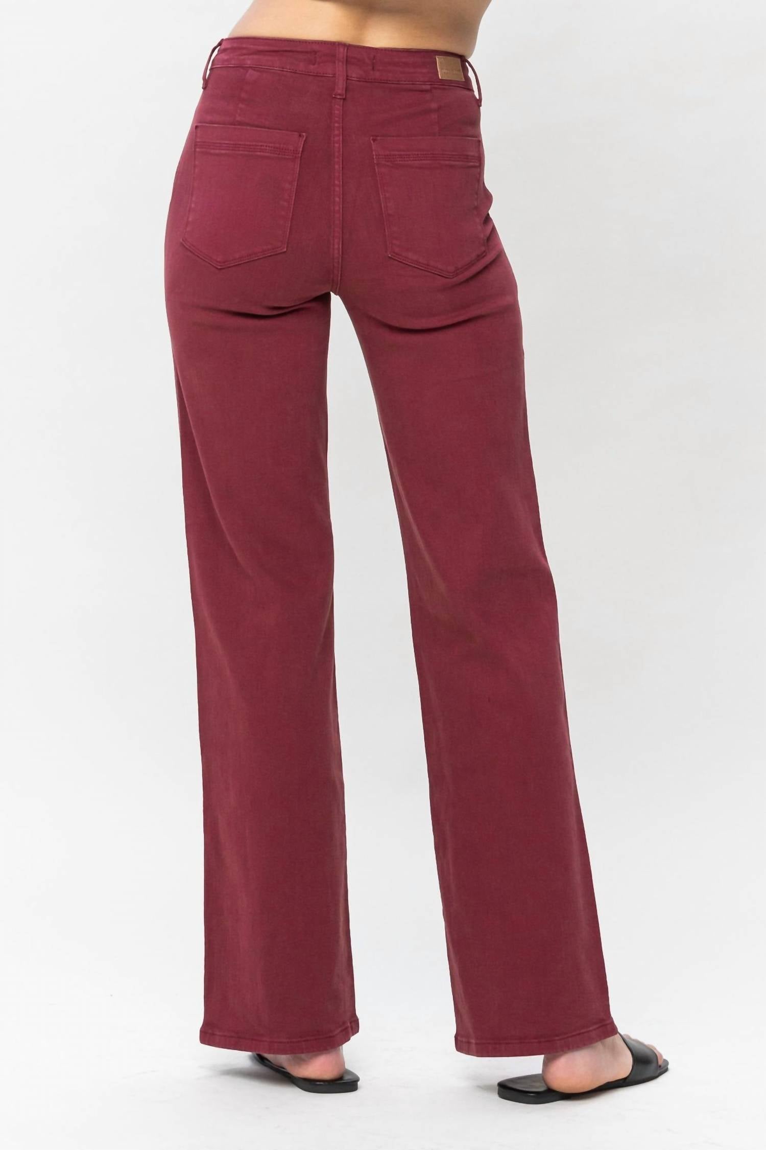 Judy Blue - Zone High Waist Front Seam Straight Jean