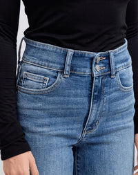 Judy Blue - Double Button Front Flare Jeans