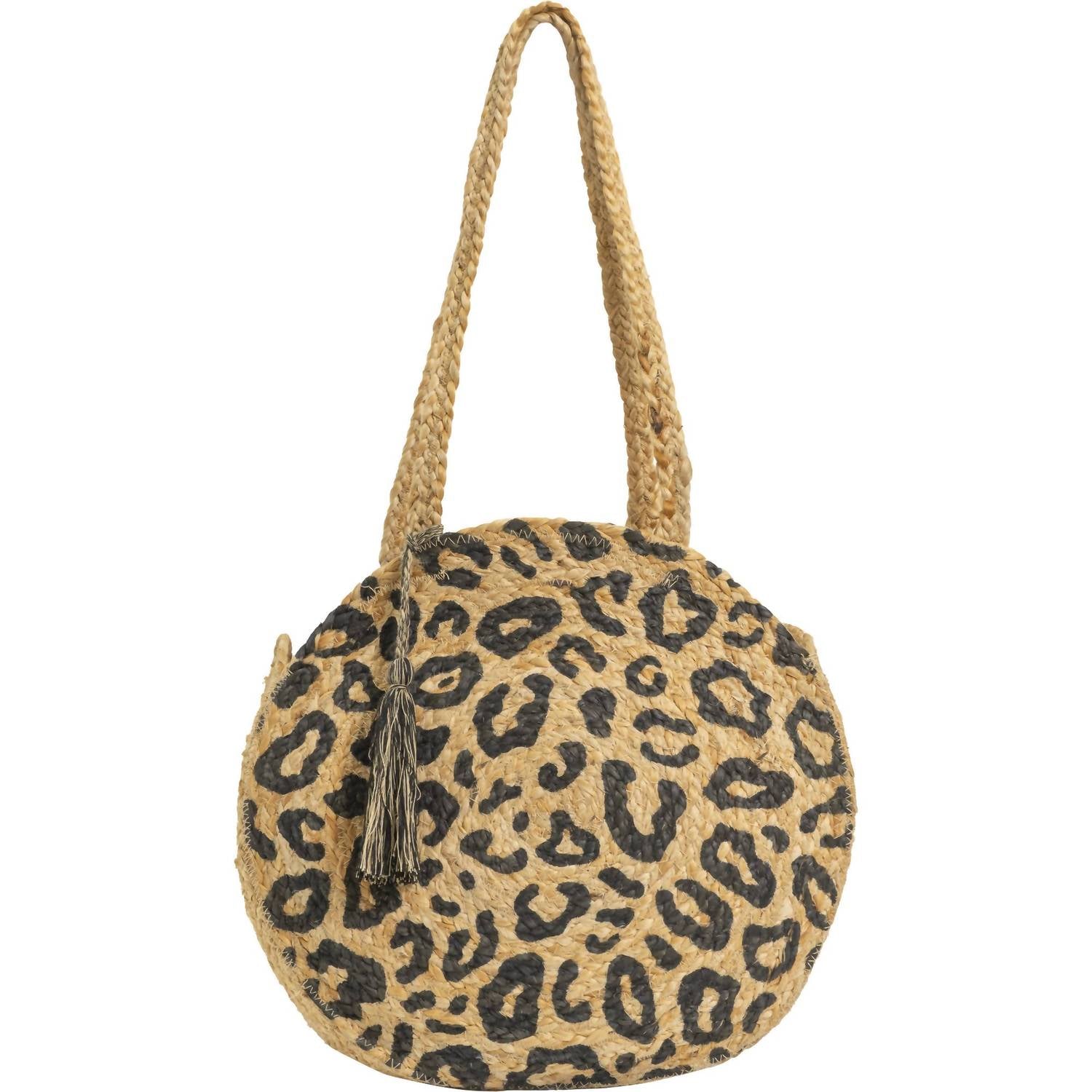 Magid - Women's Straw Jute Circle Tote Bag