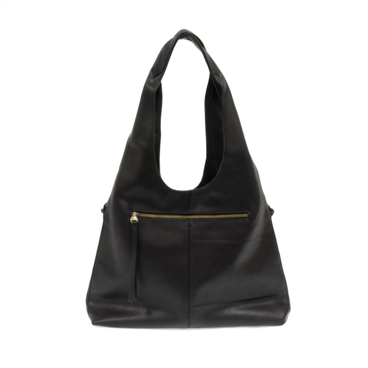 Joy Susan Women's Claire Hobo Bag in black - women's bag - detail view