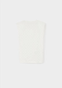 Mayoral - Padded Shoulder Mini Stud Tank Top
