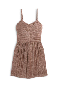 Katie J NYC Junior Sabrina Dress in nude shimmer - kids' dress