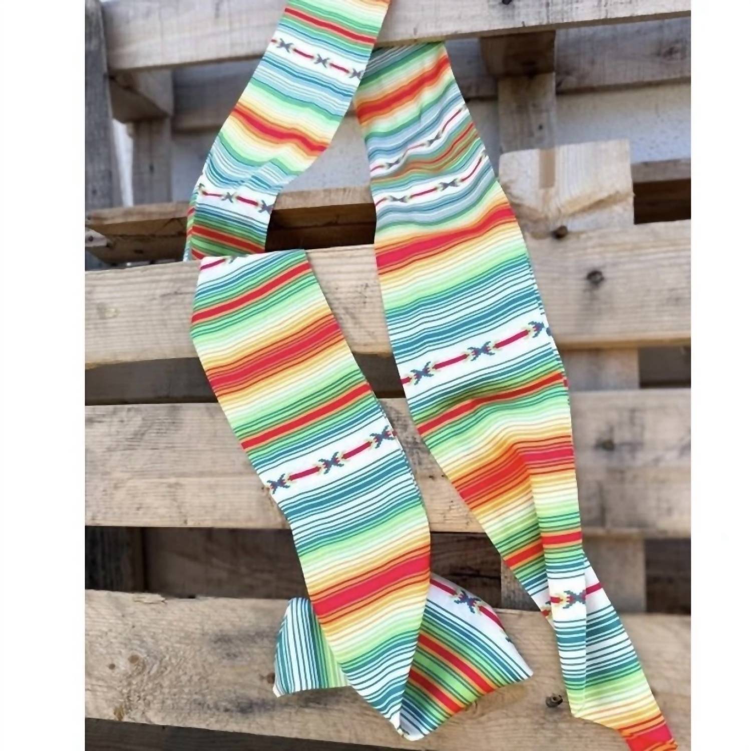 Rowdy Crowd - Women's Good Vibes Long Western Southwestern Cowgirl Scarf