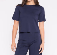 Ripley Rader - Ponte Knit Extended Top