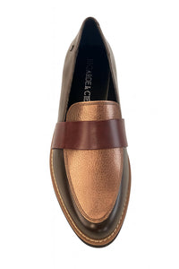 Regarde Le Ciel Women's Tessa Loafer in multi - women's flats - detail view
