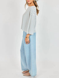 Sadie & Sage - Memento Striped Long Sleeve Top