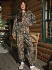 Tic Toc - Bayou Woodland Camo Fleece Jogger Pants