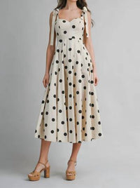 Mable - Polka Dot Midi Dress