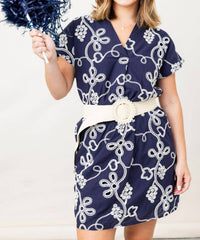 Thml - Short Sleeve Embroidered Detail Dress
