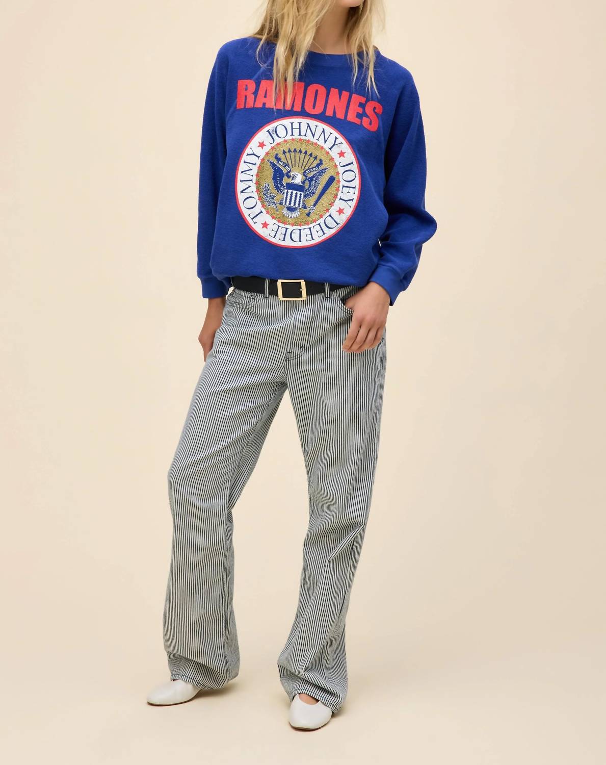 Daydreamer - Ramones Gold Seal Reverse Raglan Sweatshirt
