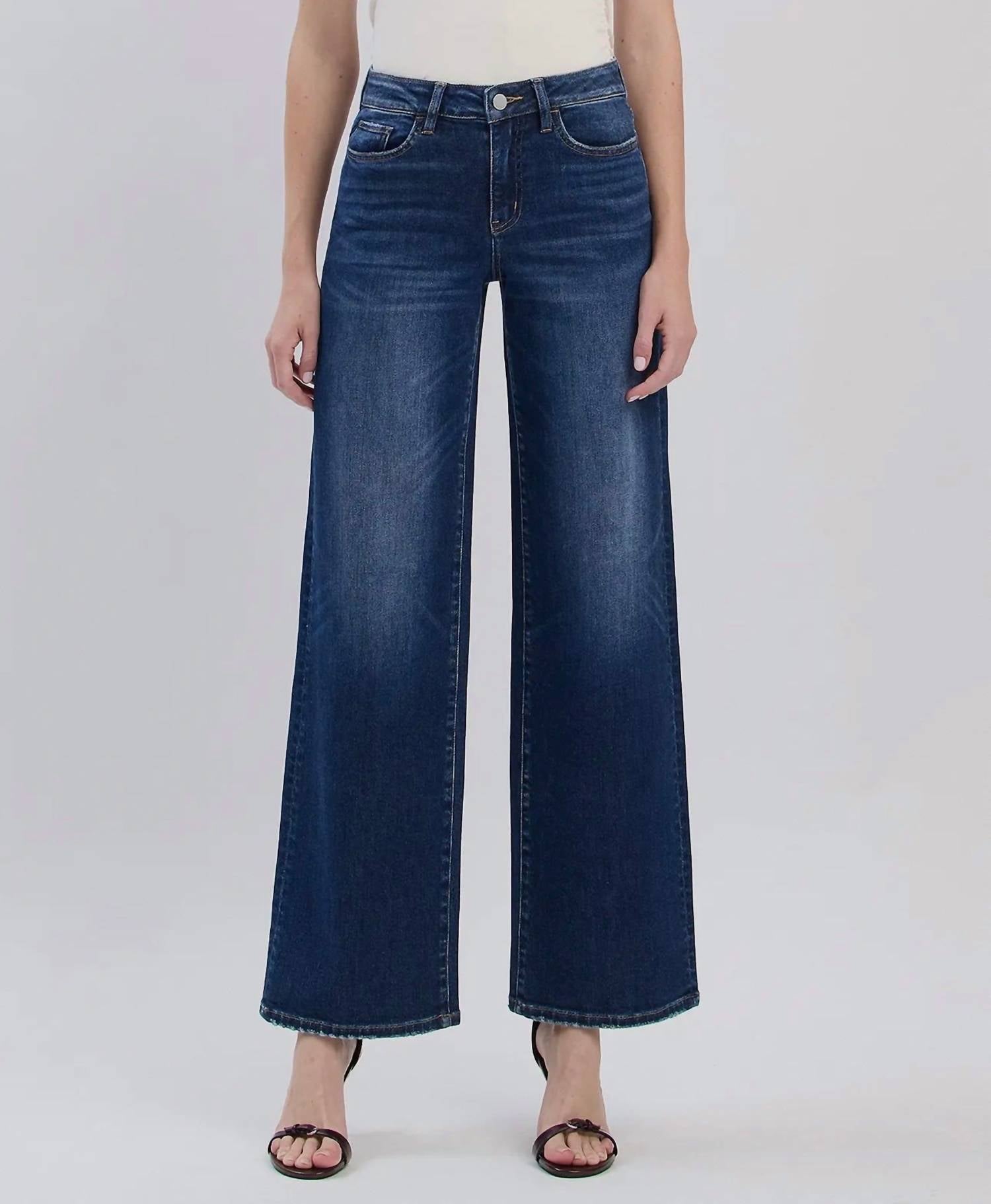 Flying Monkey - High Rise Wide Leg Stretch Jean