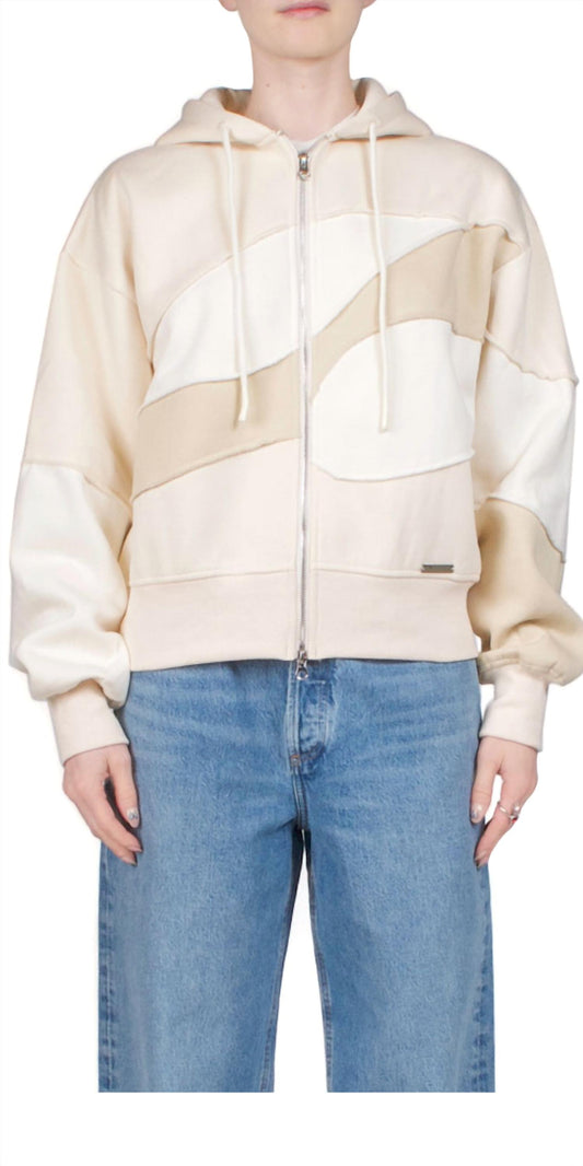 House Of Sunny - Patchwork Landscape Hoodie