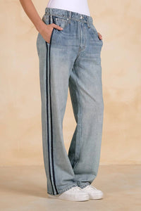 Elan - Jojo Denim Track Sweatpants