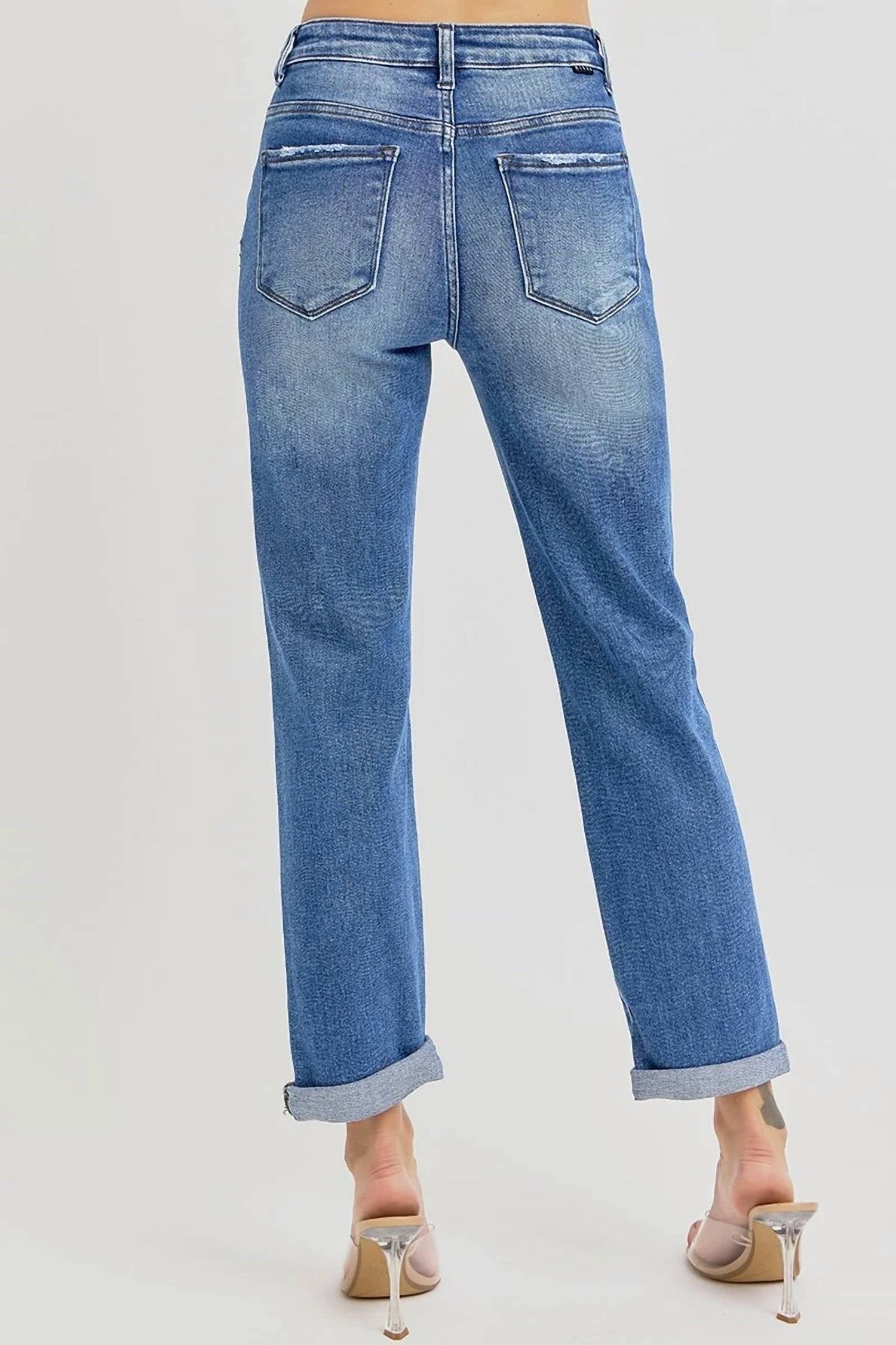 Risen - Ginny High Rise Girlfriend Jeans