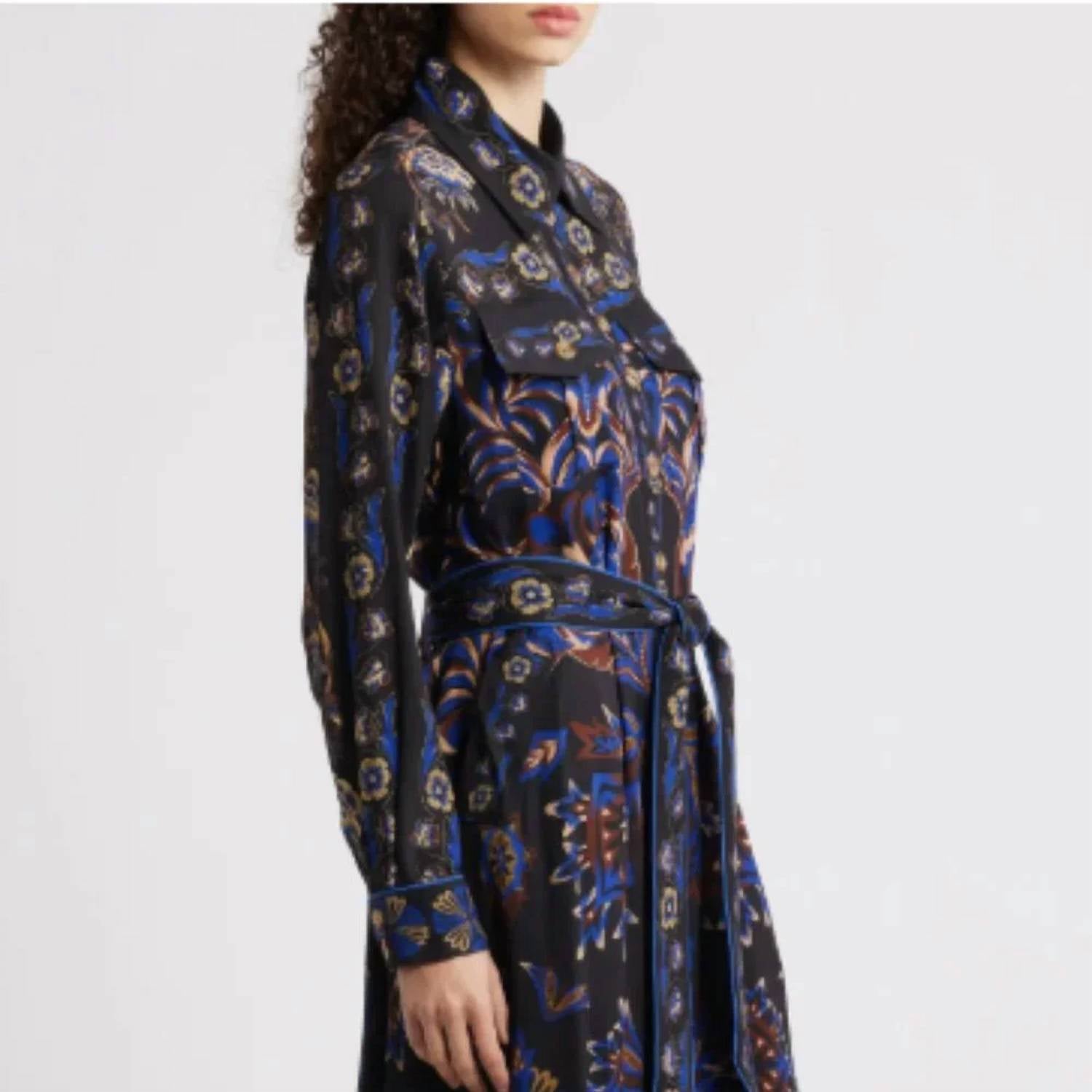 Farm Rio - ARABESQUE MIX SCARVES MIDI DRESS