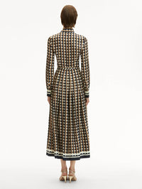Oscar De La Renta - Geometric Circle Dress