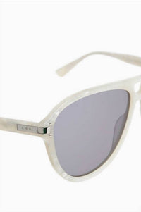 Amiri - Unisex Aviator Logo Sunglasses