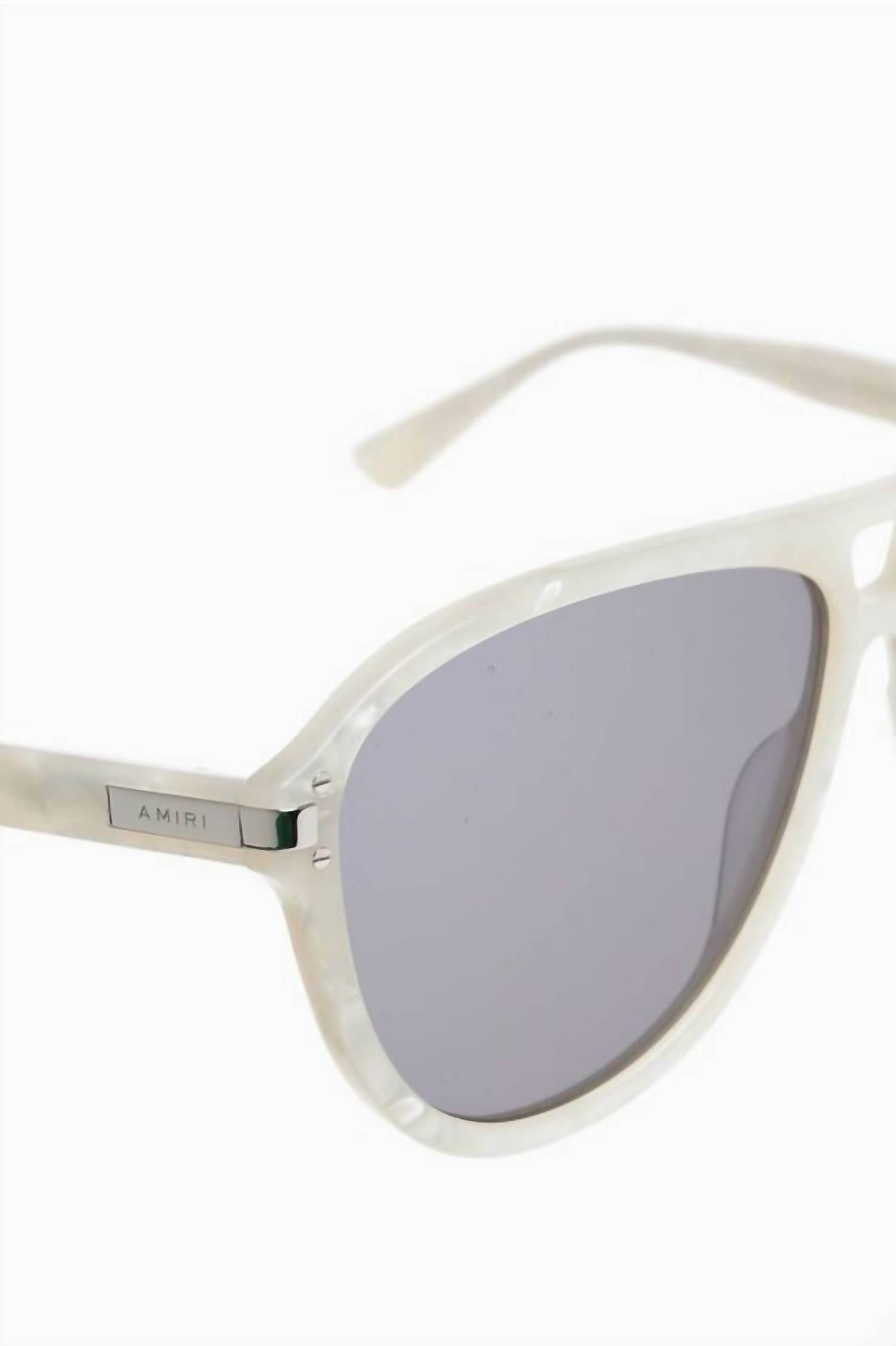 Amiri - Unisex Aviator Logo Sunglasses