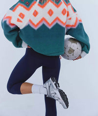 Free People - Mountain High Printed 1/2 Zip Fleece Pullover
