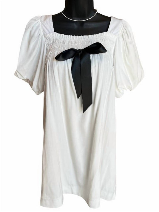 Gigio - Women's Bow Mini Dress