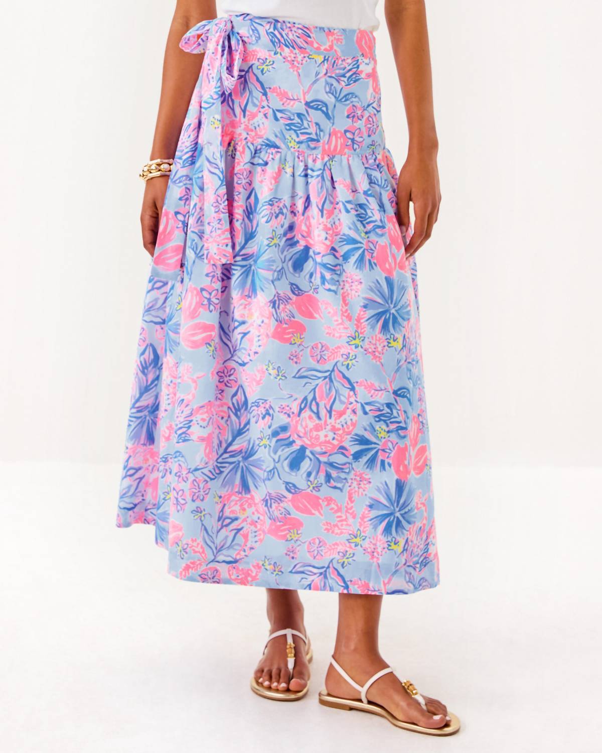 Lilly Pulitzer - Corina Cotton Midi Skirt