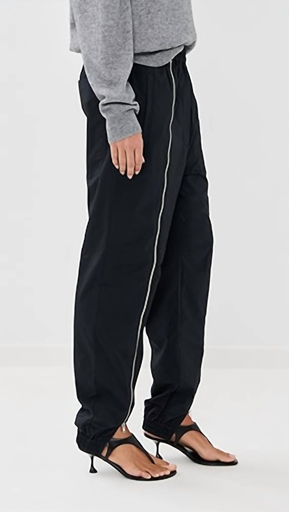Tibi - Nylon Zipper Jogger
