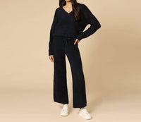 Softies - Marshmallow Waffle V-neck Lounge Set
