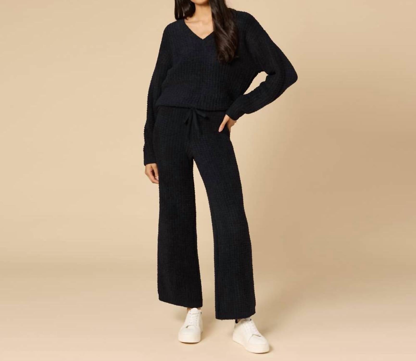 Softies - Marshmallow Waffle V-neck Lounge Set