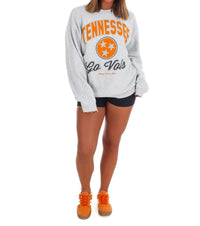 ’47 - Stoney Clover Lane Tennessee Relay Glitter Arch Oversized Sweatshirt