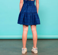 Miss Behave Girls - Bianca Lace Back Ruffle Dress