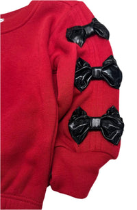 Splendid - Kid's Shiny Bow Sweatshirt Set
