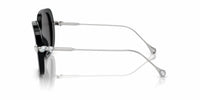 Swarovski - Women's Round Metallic Frame Sunglasses