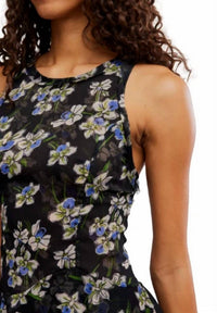 Free People - Raven Printed Mini Dress