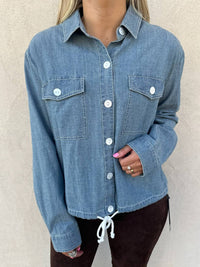 Ivy Jane - Chambray Drawstring Jacket