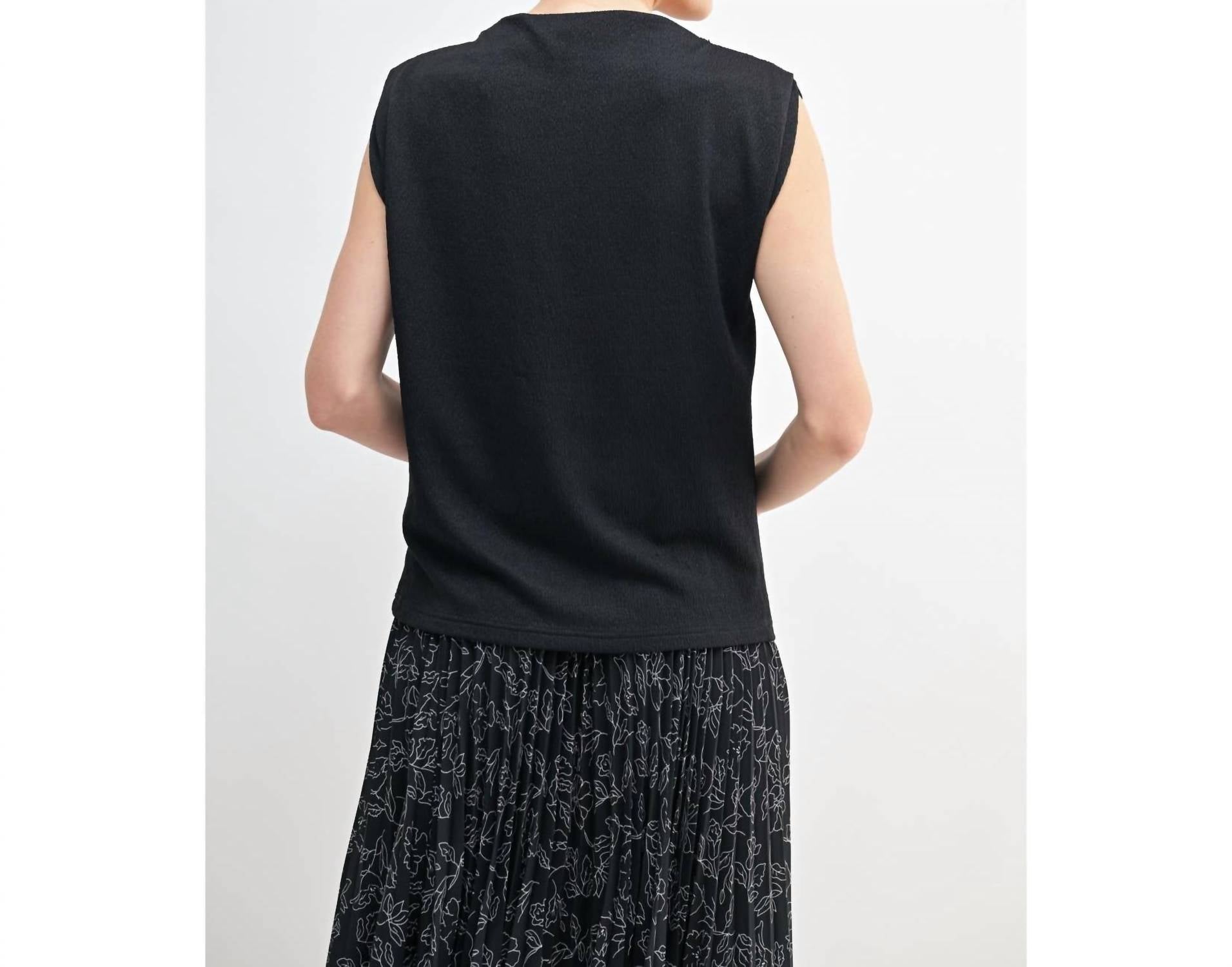 Fun 2 Fun - Boat Neck Knit Top
