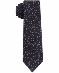 Calvin Klein - Men's Scattered Dashes Skinny Neck Tie