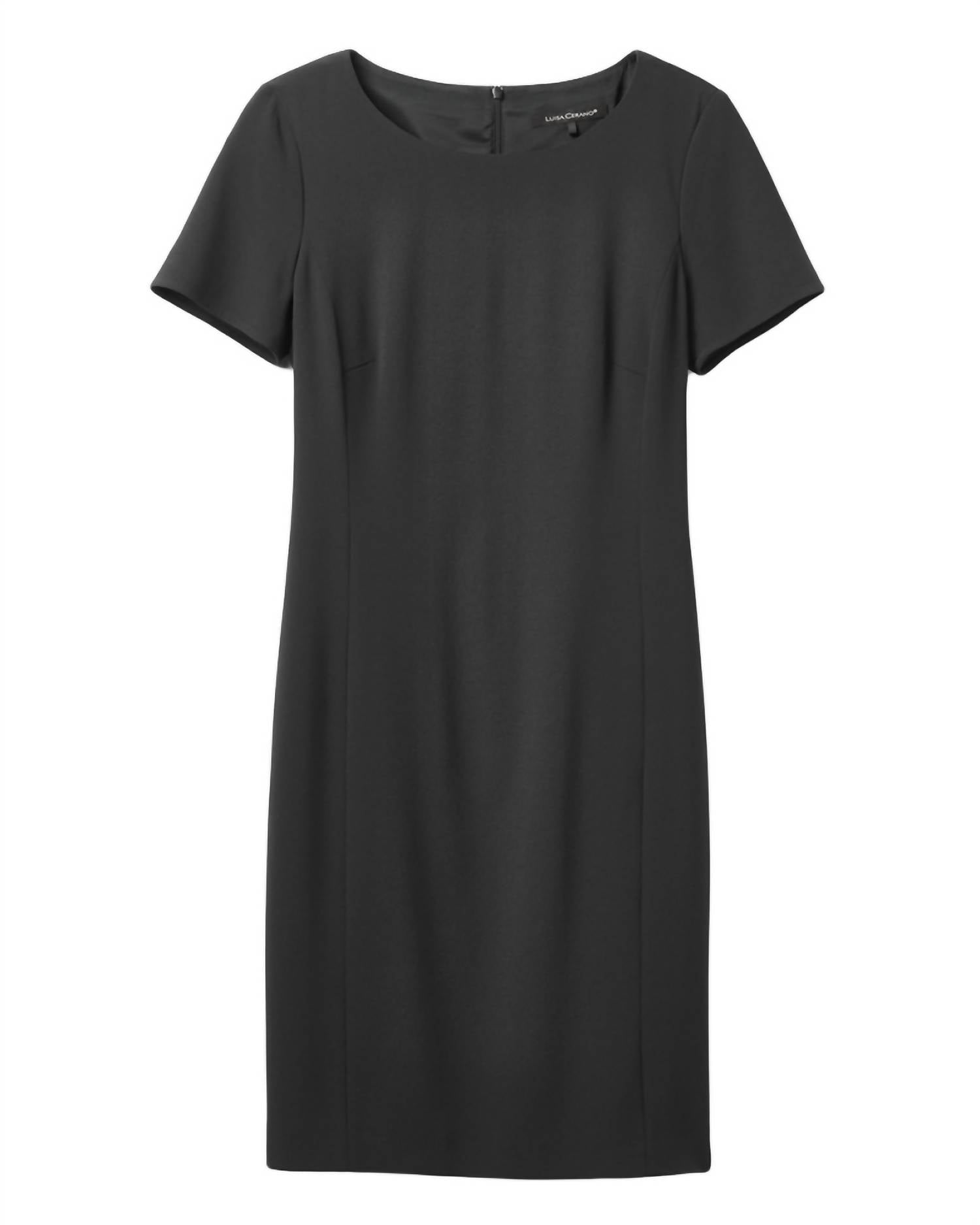 Luisa Cerano - Straight Fit Short Sleeve Dress