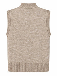 Elan - Britt Sleeveless Zip Sweater Vest