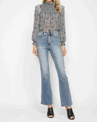 Judy Blue - Women's Joelle Tummy Control Bootcut Long Jeans