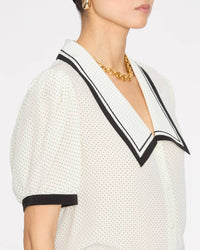 Frame - Polka Dot Sailor Blouse
