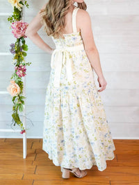 Mable - Garden Bloom Tiered Midi Dress