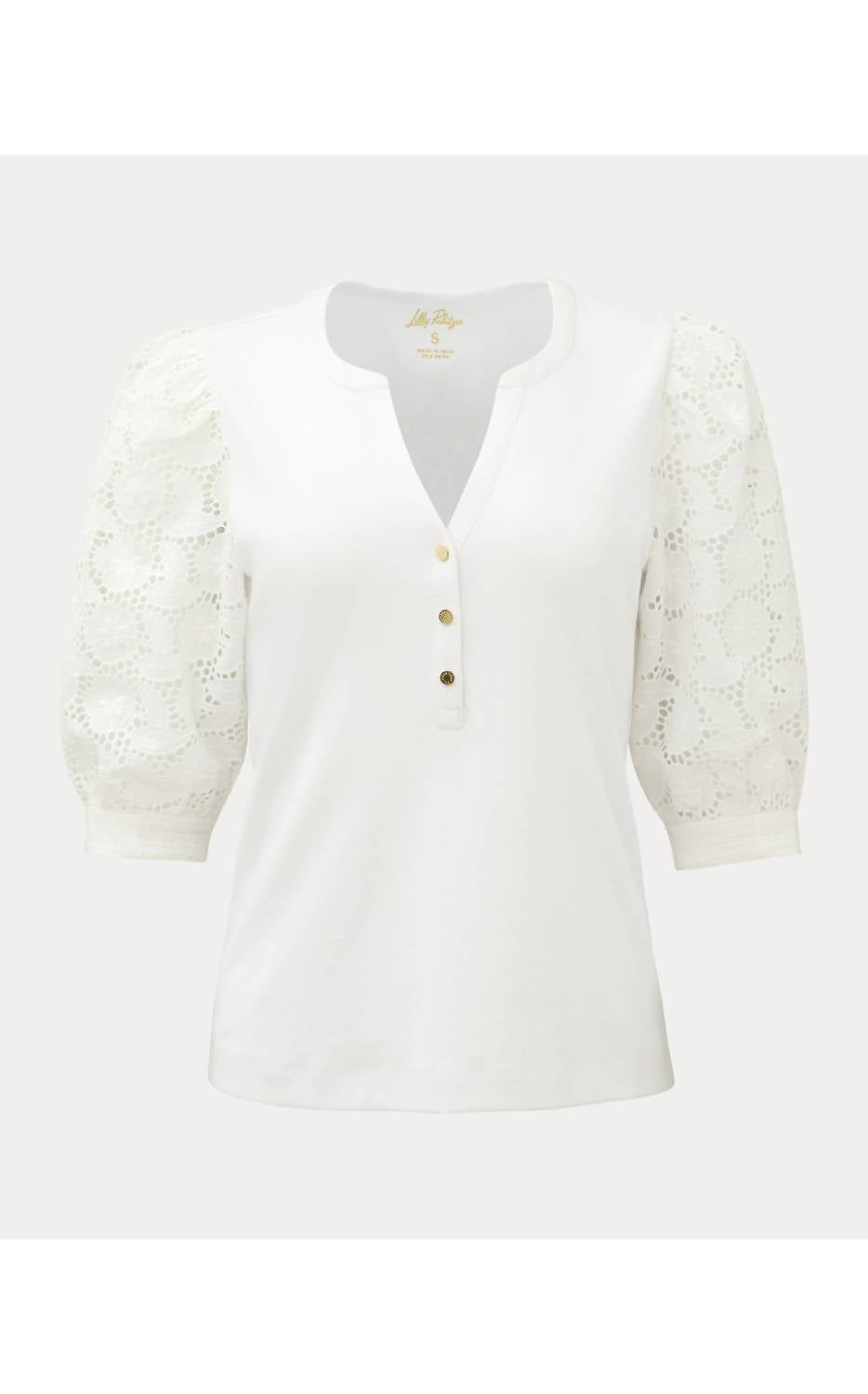 Lilly Pulitzer - Ronson Eyelet Knit Top