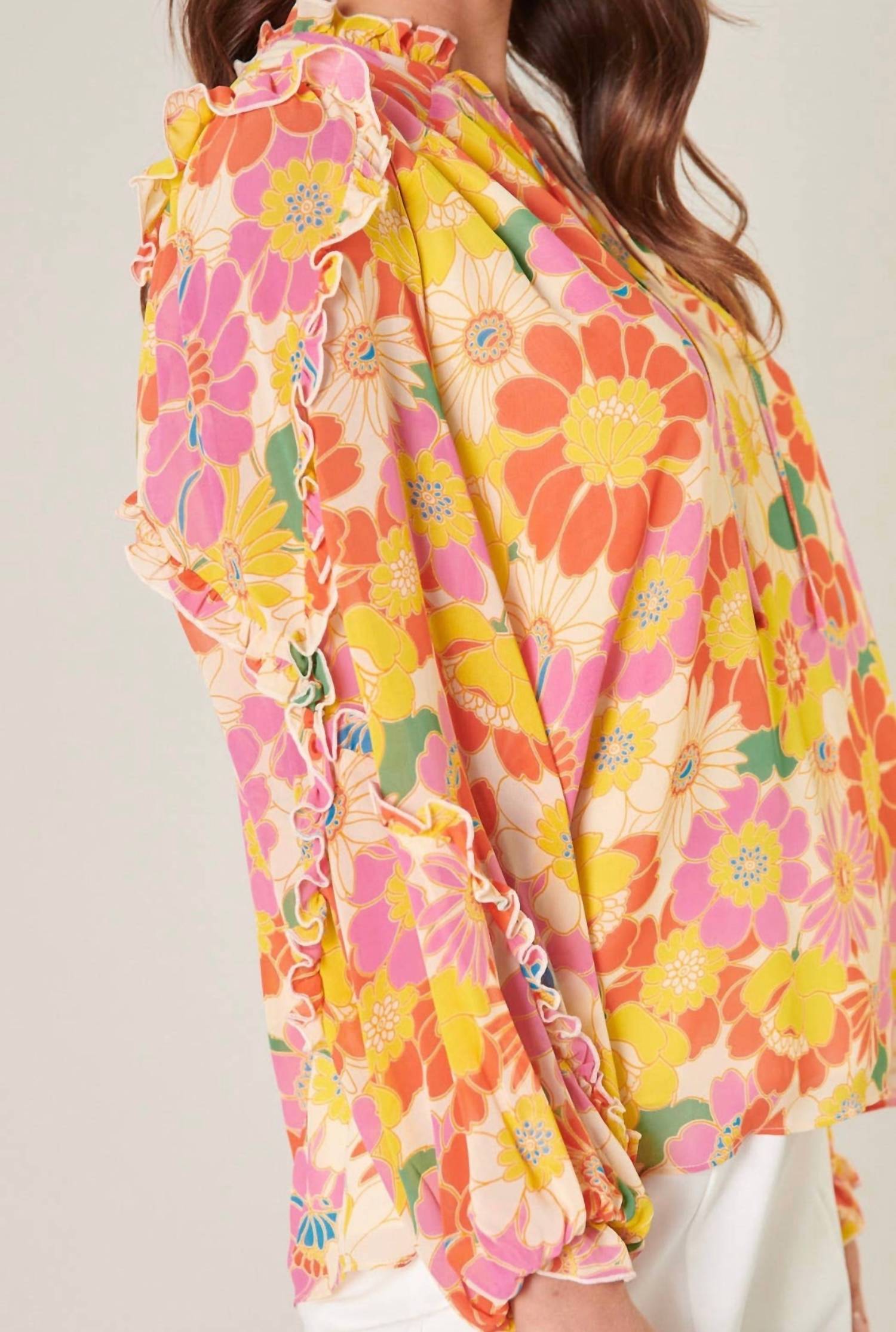 Sugarlips - Zippy Ruffle Blouse