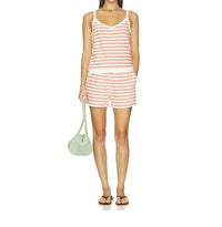 Bobi - Striped Terry Knit Tank Top